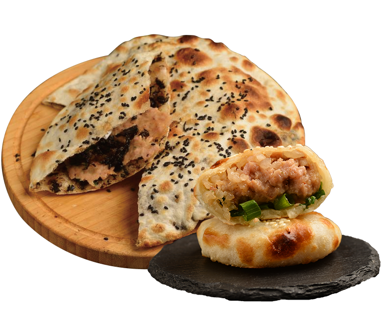 梅干菜鲜肉烧饼