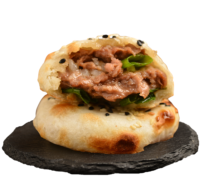 梅干菜鲜肉烧饼